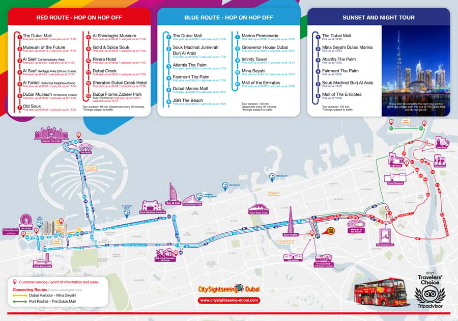 City Sightseeing Dubai Hop-On Hop-Off Bus Tour & Dhow Cruise - Al Fahidi, the souks, and Creek-side museums