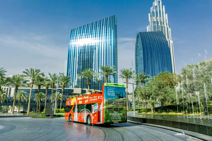 City Sightseeing Dubai Hop-On Hop-Off Bus Tour & Dhow Cruise - What the buses are like