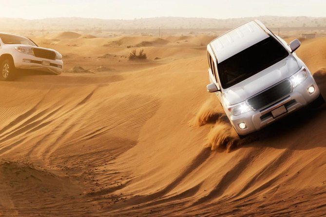Combo Dubai Frame and Desert Safari with Dinner - From city towers to Lahbab sand dunes