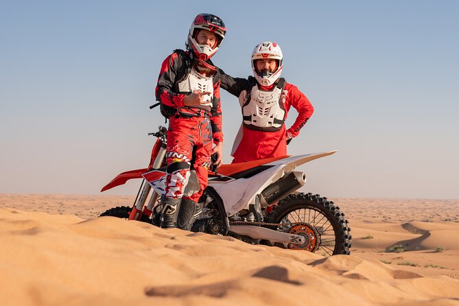 Desert Motorbike Tour in Dubai - Learning the sand with Louie, Roy, or Jessie James