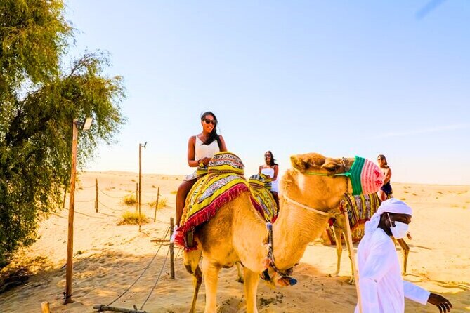 Desert Safari Dubai 30 Mins Quad Bike, Sand Board, Camel Ride BBQ - BBQ buffet and evening performances