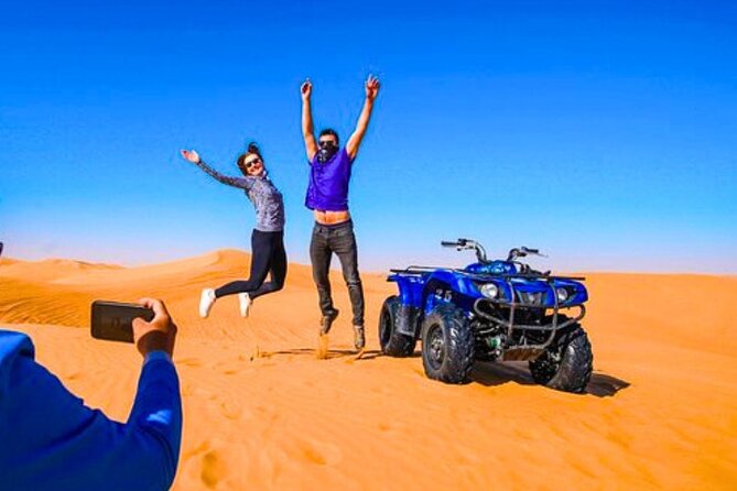 Desert Safari Dubai 30 Mins Quad Bike, Sand Board, Camel Ride BBQ - What the guides add to the day