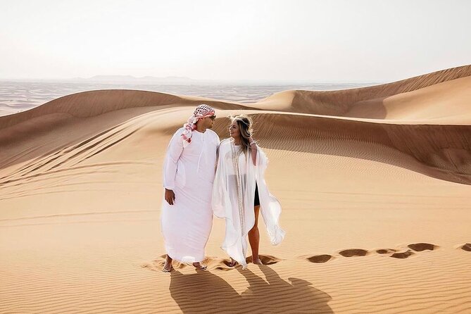 Desert Safari Dubai: 7 Hours Tours With BBQ & Live Shows - Sunset views, sandboarding, and a short camel ride