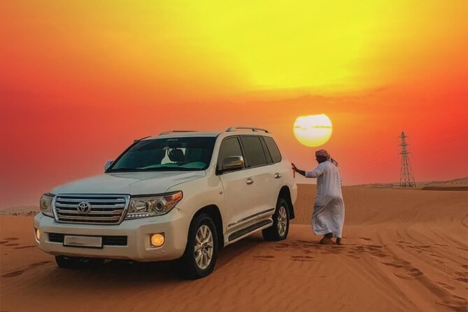 Desert Safari Dubai Tour with Dune Bashing, Camel Ride, & BBQ - Hotel pickup and the ride toward Dubai’s dunes