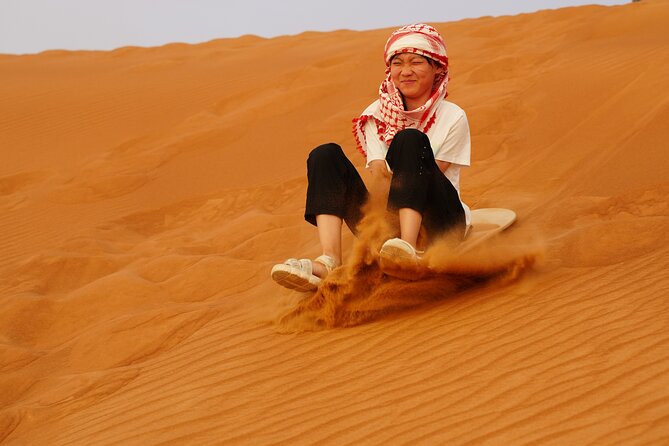 Desert safari Dubai with BBQ Dinner - A camel stop with a traditional feel