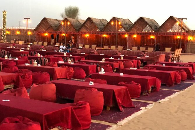 Desert Safari Dubai with BBQ Dinner & Camel Ride - Belly dancing, Tanoura, and fire under the stars