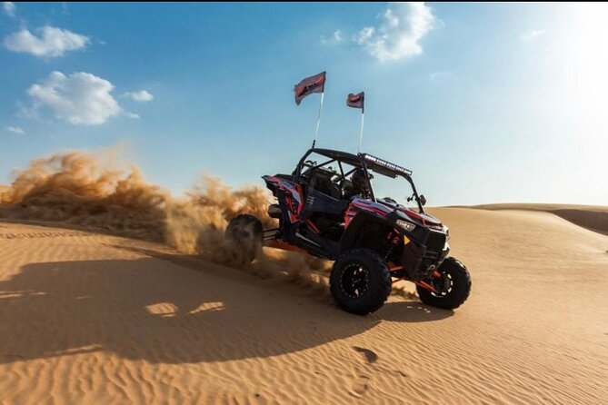 Desert Safari Dubai With High Speed Dune Buggy And Dinner in 5 Star Camp - Two desert rides in one afternoon