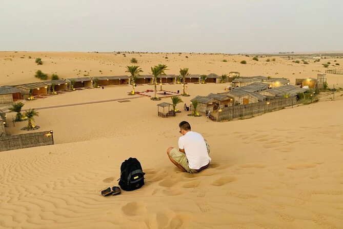 Desert Safari Experience with Dune Bashing and Dinner in Dubai - Arabic coffee, dates, and a short camel ride
