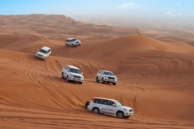 Desert Safari in 4X4 through Lahbab Desert with BBQ Dinner - From Dubai to the red dunes near Lahbab