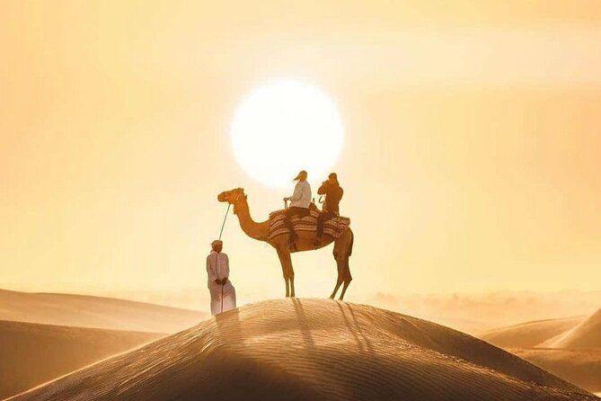 Desert Safari in Dubai - Sandboarding, skiing, and camel riding on the red sand