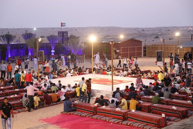 Desert Safari in Dubai Red Dunes with BBQ VEG Dinner - Al Awir camp and Bedouin-style traditions