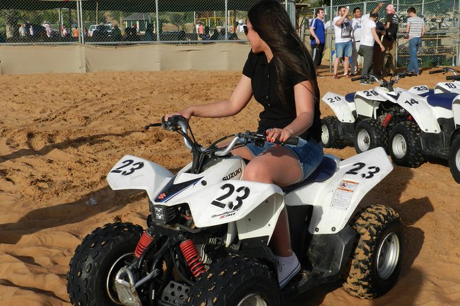 Desert safari in Dubai Red Dunes with BBQ VEG Dinner & Quad Bike - The 4x4 dune-bashing ride