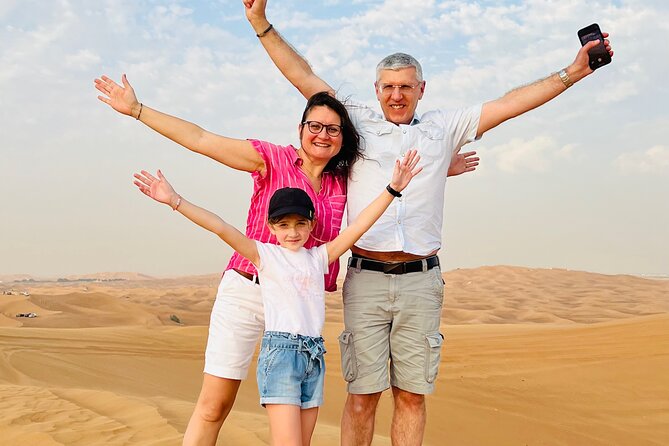 Desert Safari Tour with Camel Ride and BBQ Dinner in VIP Camp - Belly dancing, Tanura dancing, and the fire show