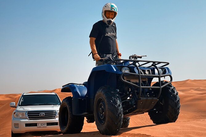 Desert Safari with 30 Minutes Quad Biking on High Red Dunes (Complete Package) - A seven-hour desert day, with a long road in the middle
