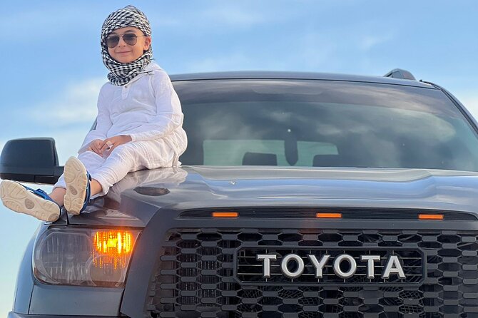 Desert Safari with 4x4 Dune Bashing Camel Ride Sand Boarding - A 2:00 pm pickup begins the long afternoon
