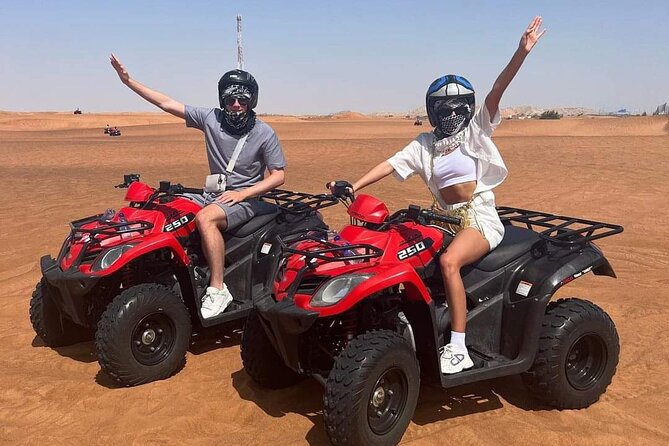 Desert Safari with 4x4 Dune Bashing Camel Ride Sand Boarding - Dinner and three live shows fill the evening