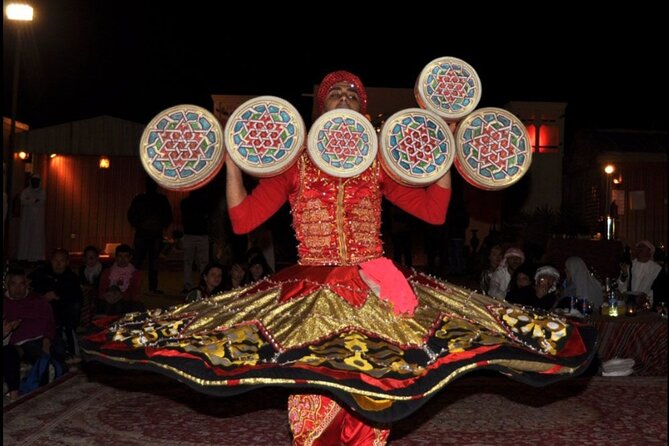 Desert Safari with BBQ Dinner, Camel Ride, Sand Board & Live Show - BBQ Dinner and Three Evening Shows