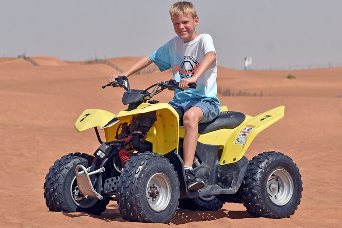 Desert Safari With BBQ Dinner, Quad Bike & Camel Ride from Dubai - Quad biking: fun, but not a desert expedition