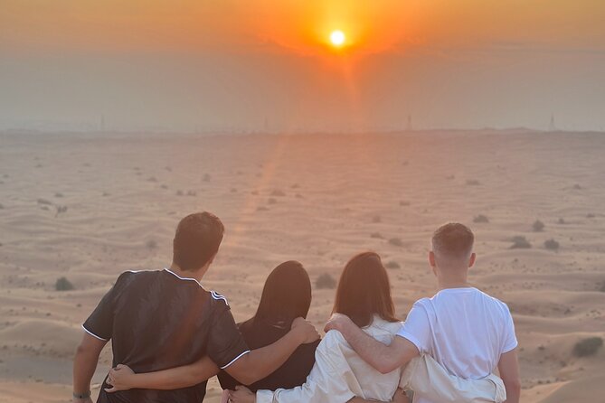 Desert Safari With BBQ Dinner, Quad Bike & Camel Ride from Dubai - The desert camp and its buffet dinner