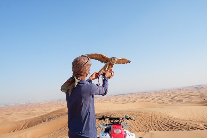 Desert Safari with BBQ Dinner (Quad Bike Optional) - Belly Dancing, Tanoura, and the Fire Show