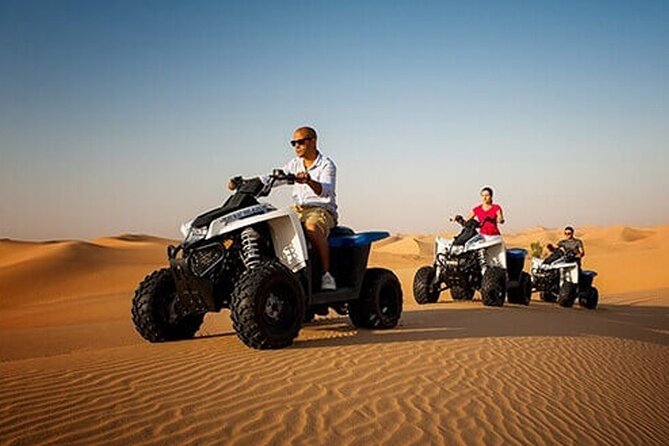 Desert Safari with Quad Bike Ride in Red Dunes - 3:30 pm pickup sets the day’s rhythm