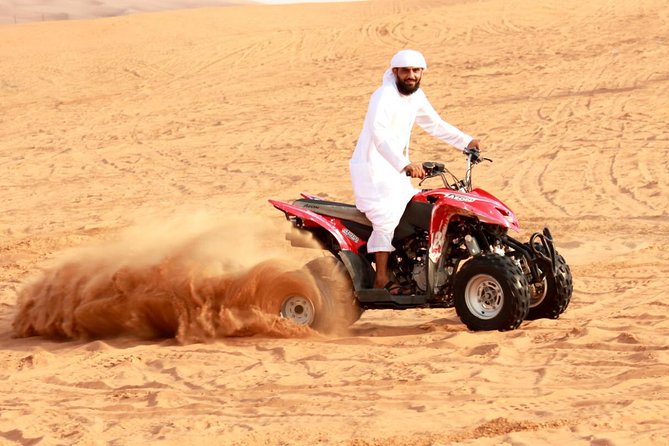 Desert Thrills: Evening Safari with Quad Bike & Camp Activities - Lahbab delivers the main action