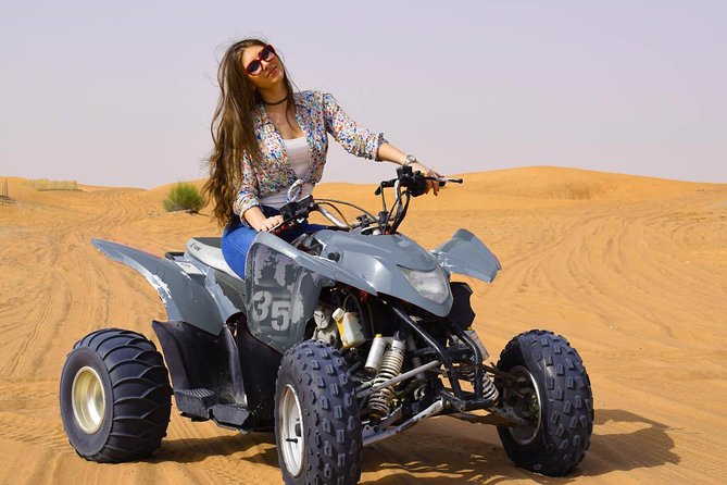 Desert Thrills: Evening Safari with Quad Bike & Camp Activities - Dinner, drinks, and the evening show