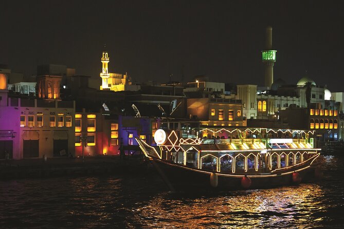 Dhow Cruise Dinner on Dubai Creek - Live music and the traditional dance show