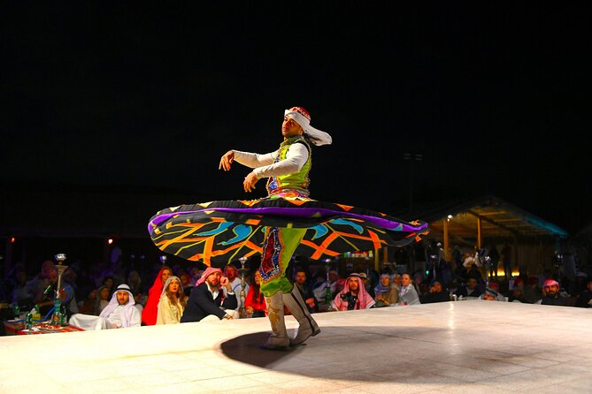Dinner in the Desert with Traditional Show & Optional Activities - Belly dancing, tanoura, and the fire show