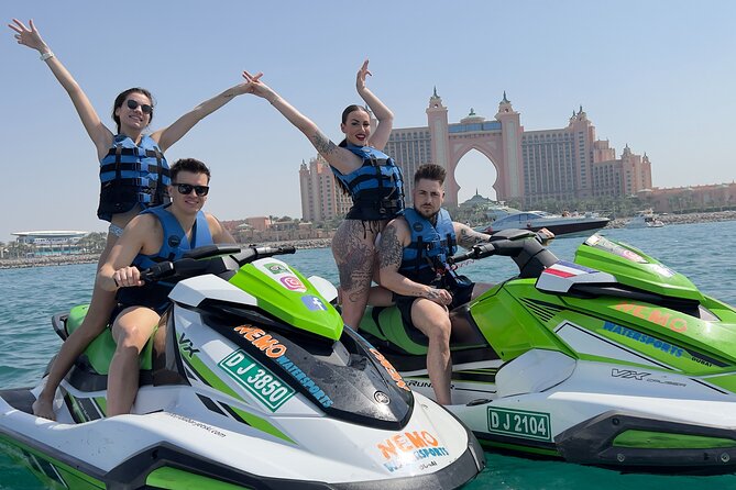 Dubai 1h Jet Ski, Burj Al Arab, Atlantis, Ice Cream, Photo, Video - Taking Dubai to the water