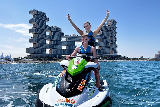 Dubai 1h Jet Ski, Burj Al Arab, Atlantis, Ice Cream, Photo, Video - Burj Al Arab from offshore