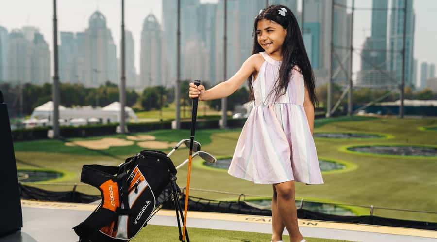 Dubai: 1hr Topgolf Game - Food, drinks, and the Dubai Marina view