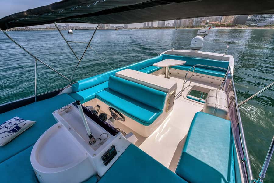Dubai: 2-Hour Private Yacht Cruise around Burj Al-Arab - Leaving the marina for the Persian Gulf