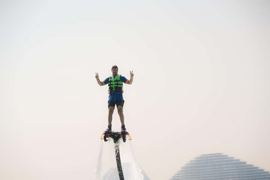 Dubai: 30-minute Flyboard with Instructor and Free Ice Cream - Umm Suqeim and the short ride to the activity area
