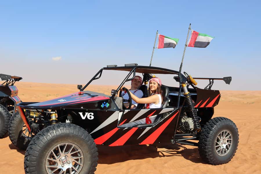 Dubai: 3000cc V6 Dune Buggy & Sandboarding -Private Tour - Why the Lahbab red dunes make a difference