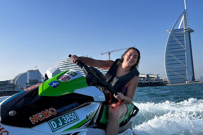 Dubai: 30min Jet Ski: Burj Al Arab w Pics, Videos, free Ice Cream - Who will enjoy this Dubai water activity?