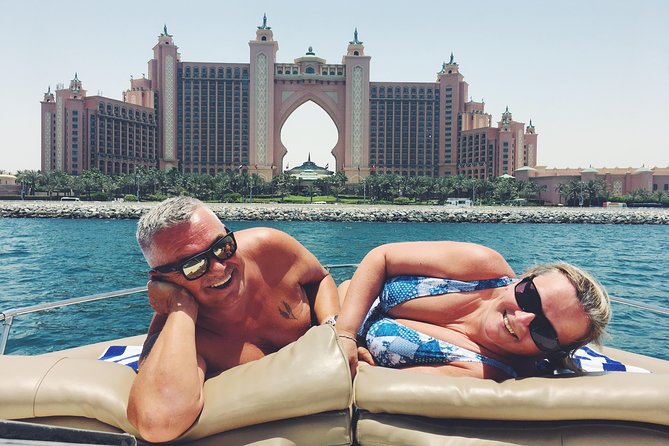 Dubai 3h Sea escape: Swim! Tan! Sightsee! - Burj Al Arab from a different angle