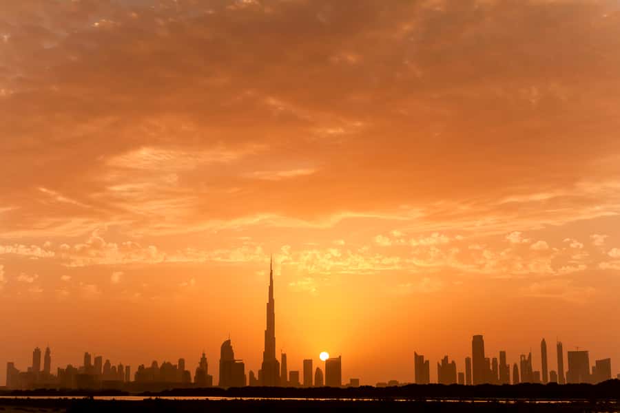Dubai: 6-Hour Sunset Tour with Burj Khalifa Tickets - Dubai Marina, where towers meet the water