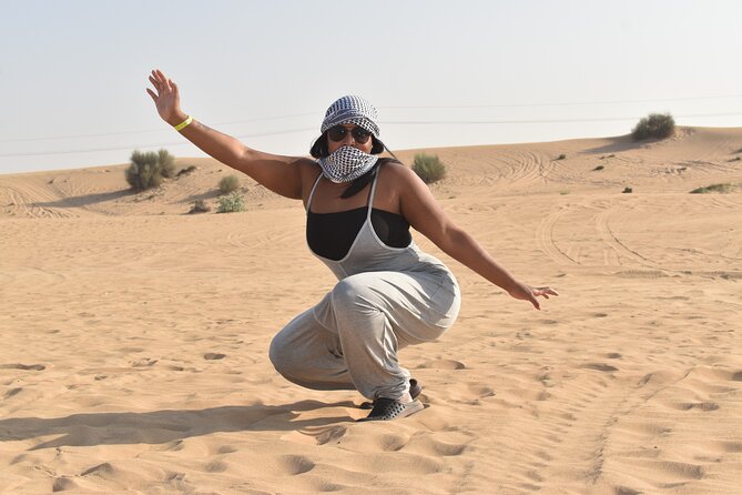 Dubai: 60Minute Self-Drive ATV Quadbike, Camel Ride, Sand Surfing - The camel ride and sand surfing