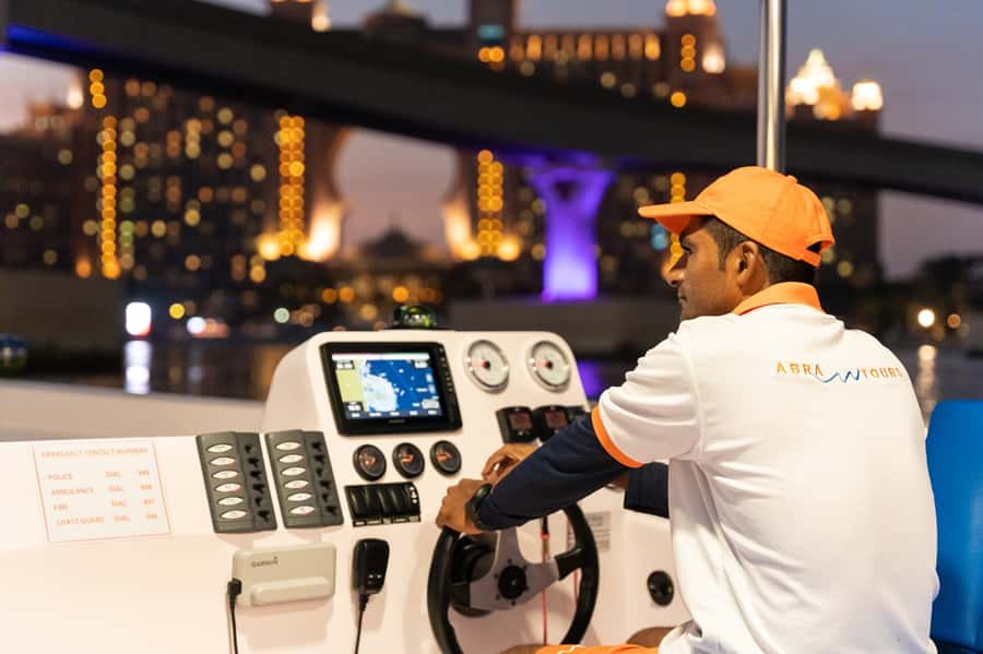 Dubai: Abra Boat Tour in Atlantis, Palm, Ain Dubai & Marina - Ain Dubai and Bluewaters Island