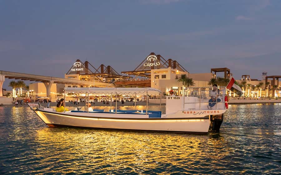 Dubai: Abra Boat Tour in Atlantis, Palm, Ain Dubai & Marina - Comfort, facilities, and onboard practicalities