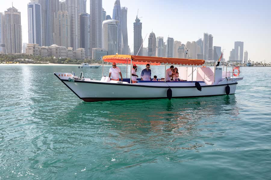Dubai: Abra Boat Tour in Dubai Marina, Ain Dubai, JBR - Sunset and night lights are worth planning around