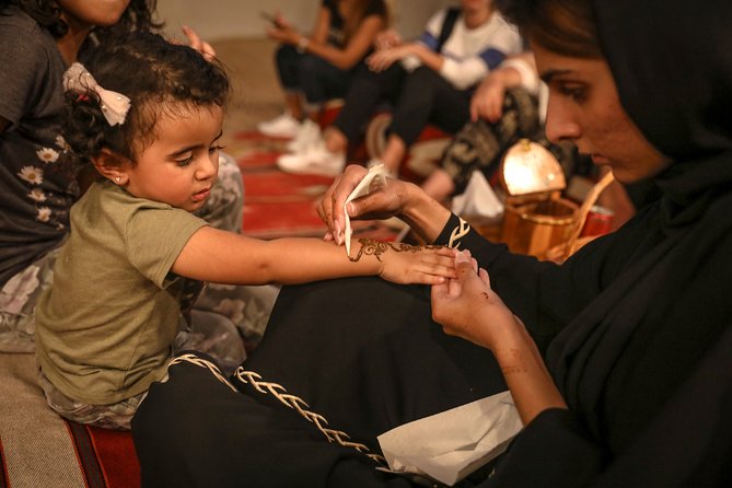 Dubai: Adventure Evening Desert Safari, Camel Ride, Shows & BBQ Dinner - Henna, shisha, falcon photos, and Arabic dress