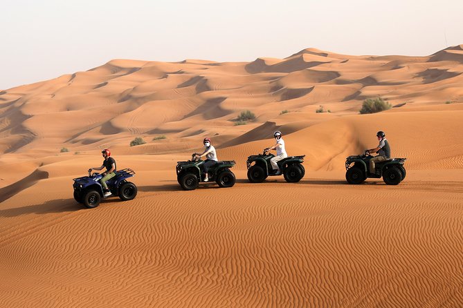 Dubai: Adventure Quad Bike Safari, Camel Ride & Refreshments - The 60-minute quad bike ride