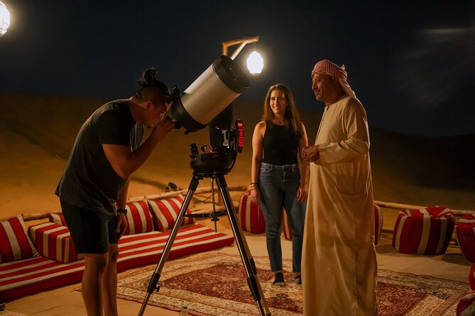 Dubai Al Khayma Camp Experience with BBQ Dinner and Transfers - Sunset, lounge time, and the evening schedule