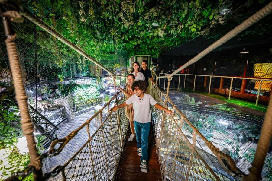Dubai: Aquarium and Underwater Zoo Experience - The Underwater Zoo and its three ecological zones
