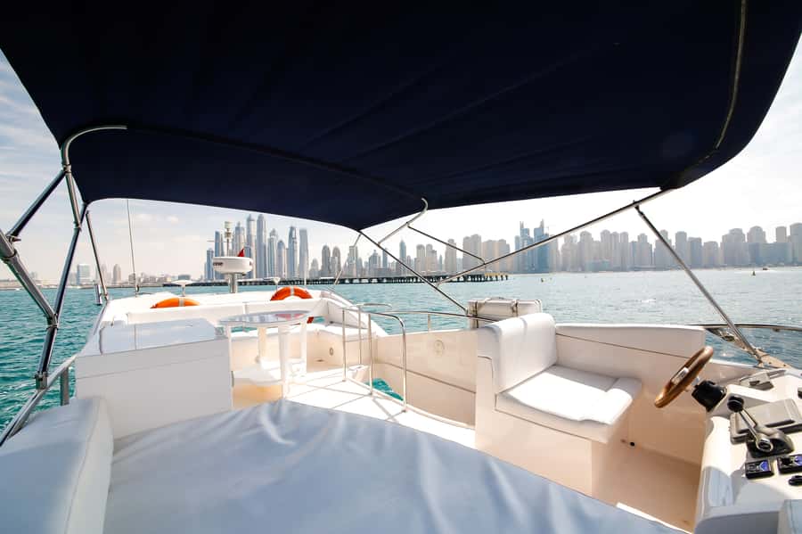 Dubai: Atlantis and Burj Al Arab Cruise on Luxury Yacht - Jumeirah Beach Residence and the first skyline views