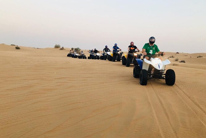 Dubai ATV Quadbike Desert Safari with Camel Ride Sand Boarding - What the $120 price really covers