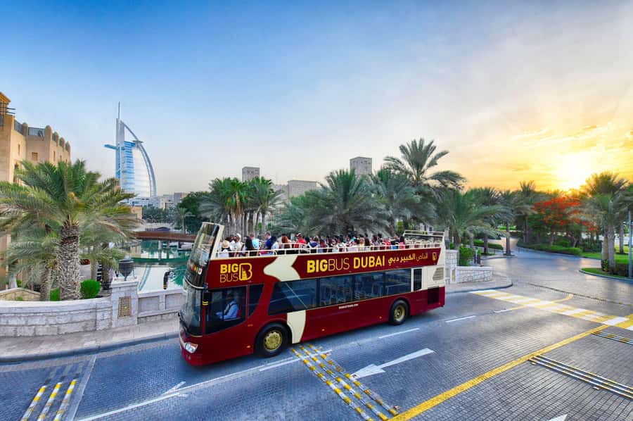 Dubai: Big Bus Hop-On Hop-Off Tour & Optional Dhow Cruise - The red route through old Dubai