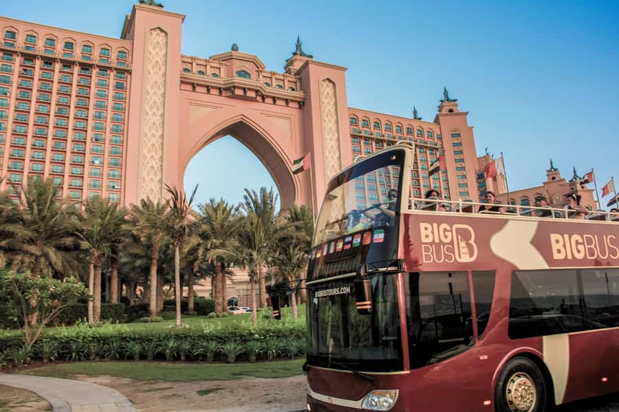 Dubai: Big Bus Hop-On Hop-Off Tour & Optional Dhow Cruise - Starting at Dubai Mall and entering modern Dubai